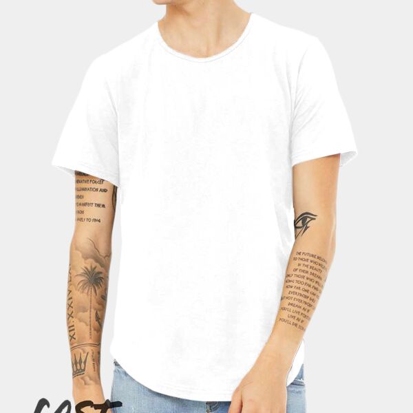 FWD Fashion Men's Curved Hem Short Sleeve T-Shirt Thumbnail