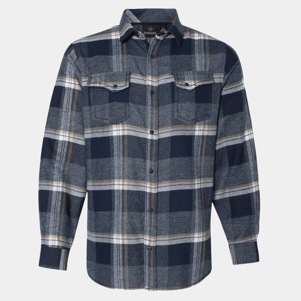 Men's Snap-Front Flannel Shirt Thumbnail