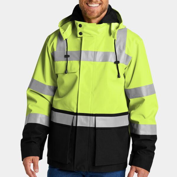 Ansi 107 Class 3 Waterproof Ripstop 3 In 1 Parka Thumbnail