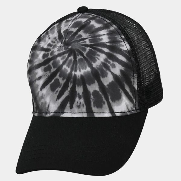 Tie-Dyed Five-Panel Trucker Cap Thumbnail