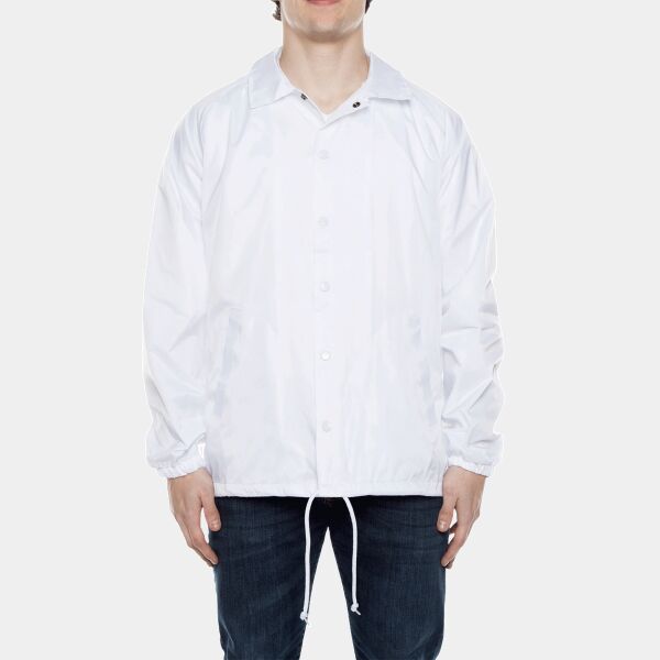 Unisex Nylon Modern Fit Coach Jacket Thumbnail