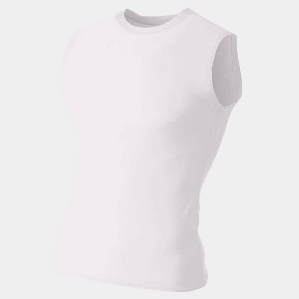Youth Sleeveless Compression Muscle T-Shirt Thumbnail