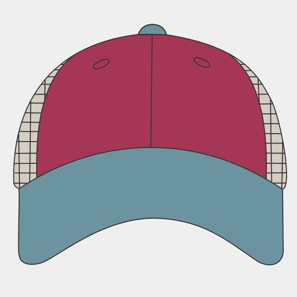 Tri-Color Trucker Cap Thumbnail
