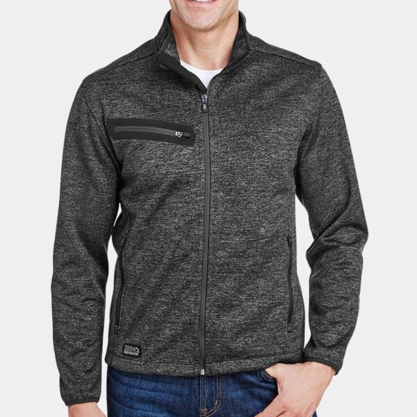 Atlas Bonded Mélange Sweater Fleece Jacket Thumbnail