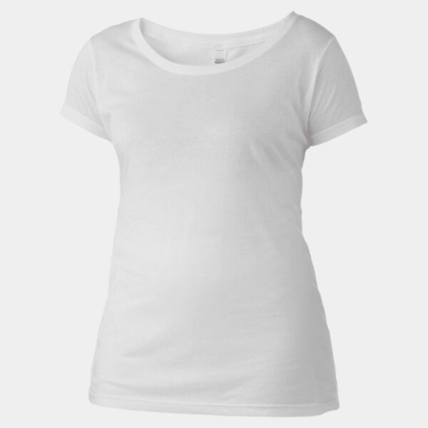 Women's Poly-Rich Scoop Neck T-Shirt Thumbnail