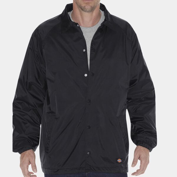 Unisex Snap Front Nylon Jacket Thumbnail