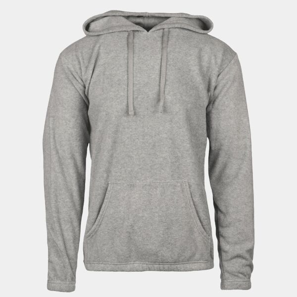 Men's Polar Fleece Hooded Pullover Thumbnail