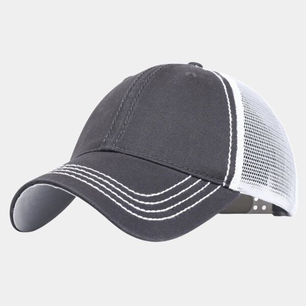 Garment Washed Cotton Mesh Back Hat Thumbnail