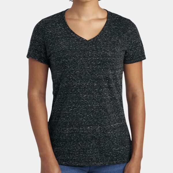 Ladies' Snow Heather V-Neck T-Shirt Thumbnail