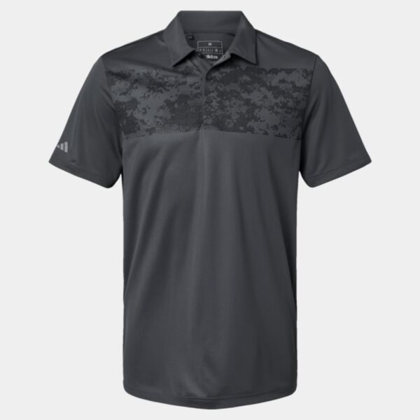 Adidas Men's Camo Chest Print Polo A585 Men's Camo Chest Print Polo Thumbnail