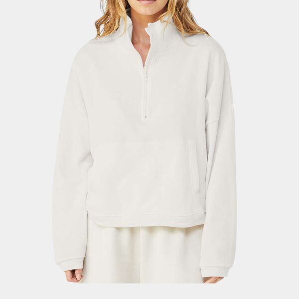 Ladies' Sponge Fleece Half-Zip Pullover Sweatshirt Thumbnail