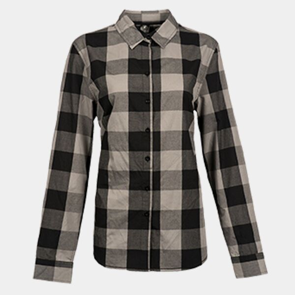 Ladies' Buffalo Plaid Woven Shirt Thumbnail