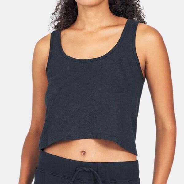 Ladies' USA Made Hemp Blend Crop Tank Top Thumbnail