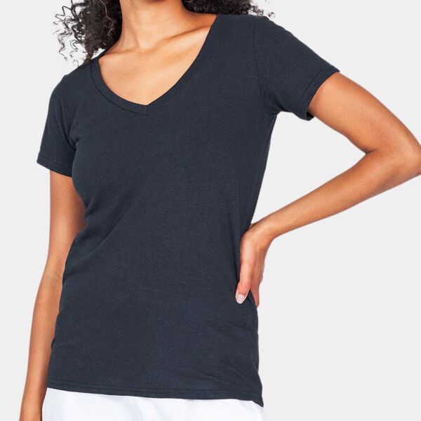 Ladies' USA Made Hemp V-Neck T-Shirt Thumbnail