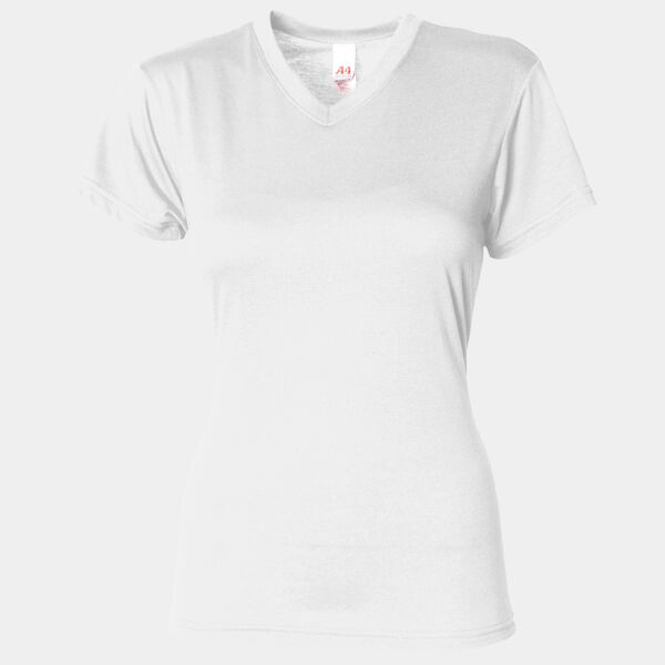 Ladies' Softek V-Neck T-Shirt Thumbnail
