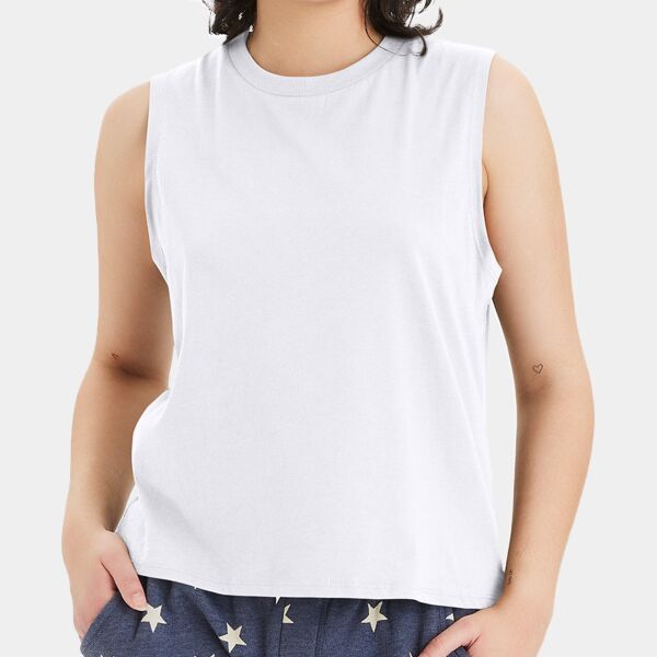 Ladies' Go-To Cropped Muscle T-Shirt Thumbnail