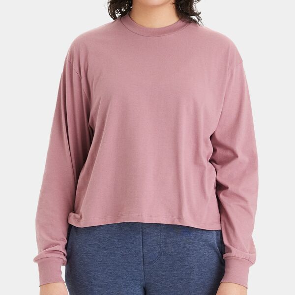 Ladies' Main Stage Long-Sleeve Cropped T-Shirt Thumbnail