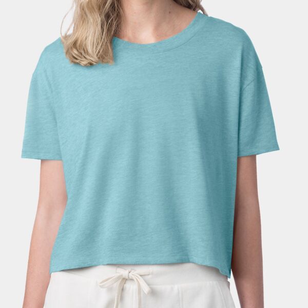 Ladies' CVC Go-To Headliner Crop T-Shirt Thumbnail