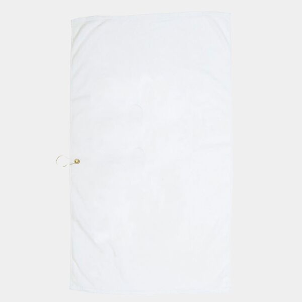 Golf-Caddy Towel with Center Brass Grommet & Hook Thumbnail