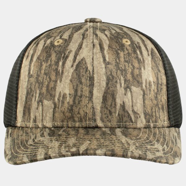 Pacific Headwear Mossy Oak(r) Low-Profile Trucker PacFlex Cap P691 Mossy Oak(r) Low-Profile Trucker PacFlex Cap Thumbnail