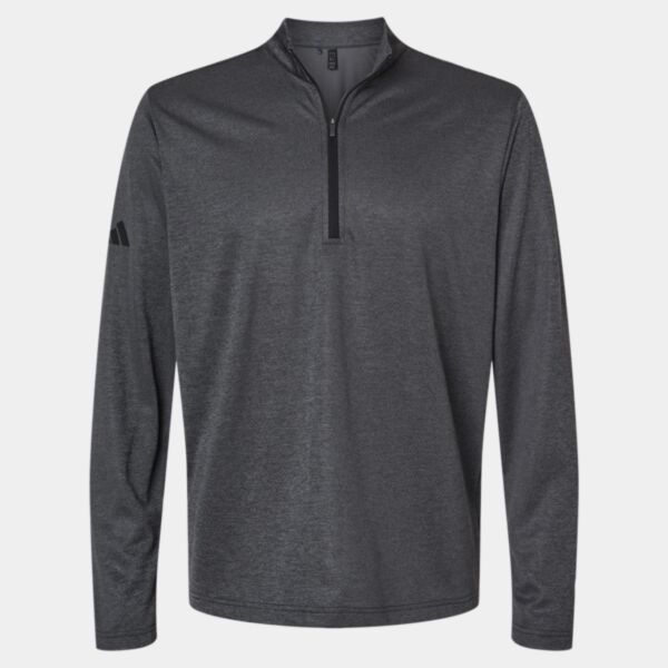 Adidas Men's Space Dyed Quarter-Zip Pullover A593 Men's Space Dyed Quarter-Zip Pullover Thumbnail