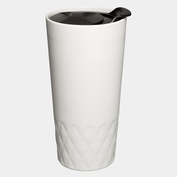 14oz Double Wall Ceramic Textured Tumbler Thumbnail