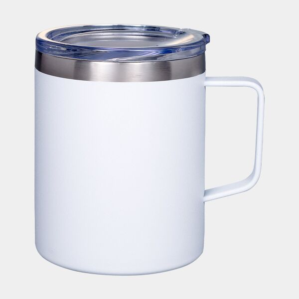 12oz Vacuum Insulated Coffee Mug With Handle In Mailer Thumbnail