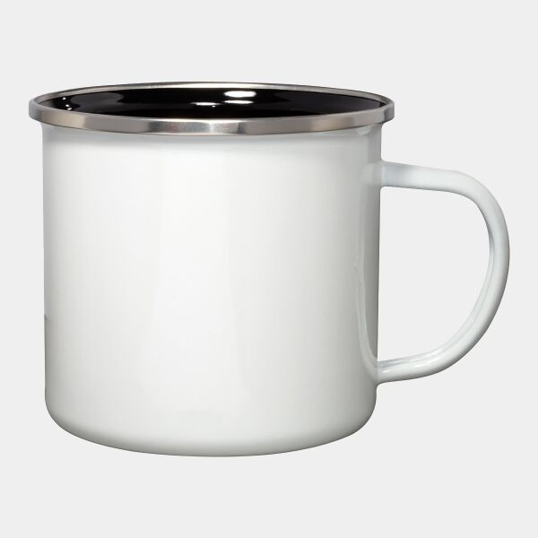 16.9oz Iron And Stainless Steel Log Cabin Mug Thumbnail