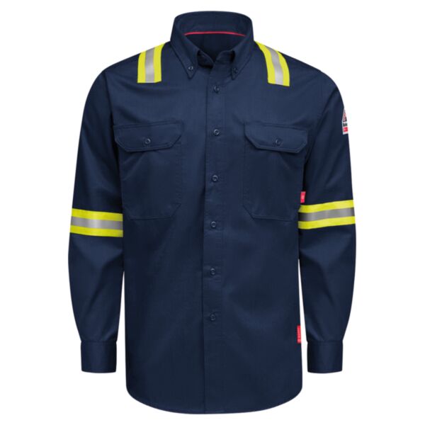 Bulwark Men's Nomex® Comfort Enhanced-Vis Woven Long Sleeve Shirt QS26EVH Men's Nomex® Comfort Enhanced-Vis Woven Long Sleeve Shirt Thumbnail