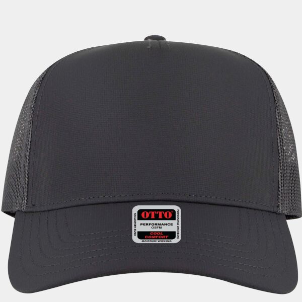OTTO Cap OTTO CAP 5 Panel Mid Profile Mesh Back Trucker Hat 32-1 OTTO CAP 5 Panel Mid Profile Mesh Back Trucker Hat Thumbnail