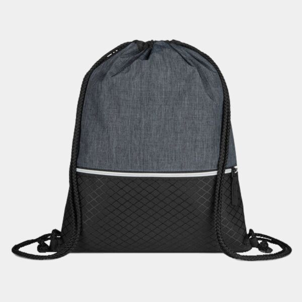 Crosshatch Heather Drawstring Backpack Thumbnail
