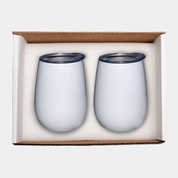 Duo Vacuum Insulated Stemless Wine Tumbler Gift Set Thumbnail