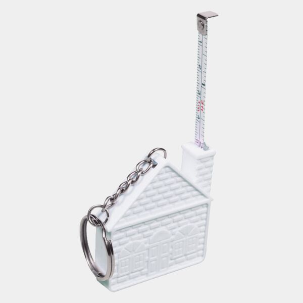 House Tape Measure Key Chain 3' Thumbnail