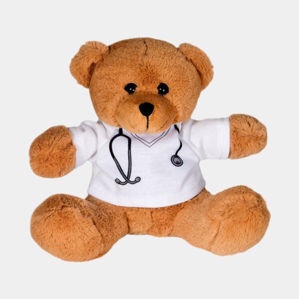 7" Doctor Or Nurse Plush Bear Thumbnail