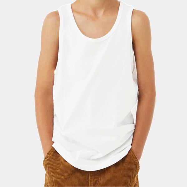 Bella + Canvas Youth Heather CVC Tank 3480YCV Youth Heather CVC Tank Thumbnail