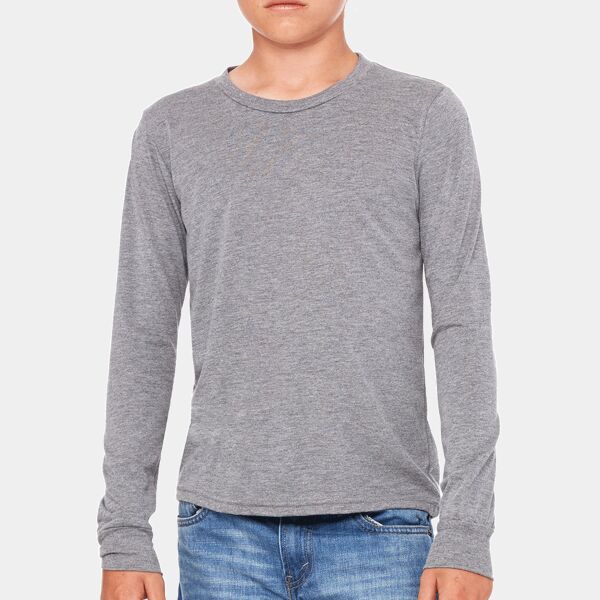 Bella + Canvas Youth Triblend Long-Sleeve T-Shirt 3513Y Youth Triblend Long-Sleeve T-Shirt Thumbnail