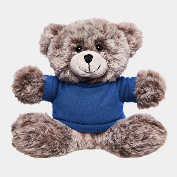 7" Soft Plush Bear With T-Shirt Thumbnail