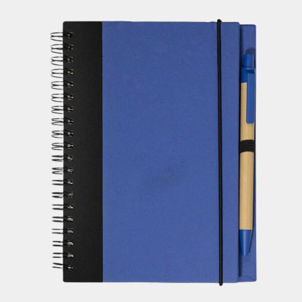 Contrast Paperboard Spiral Notebook & Pen 5.5" X 7.125" Thumbnail