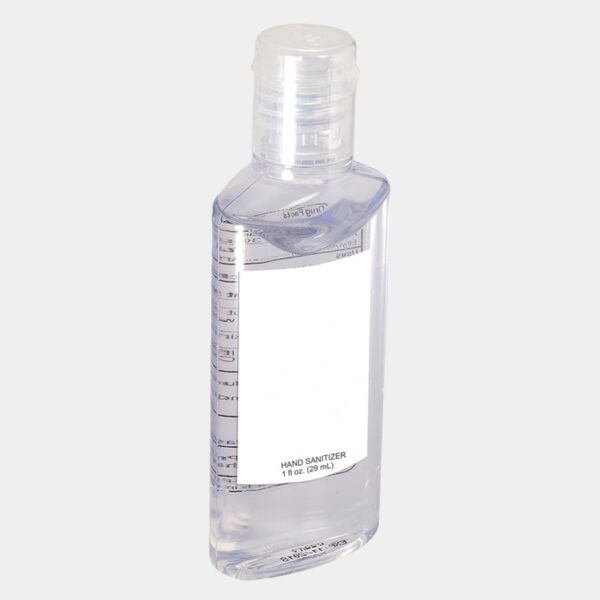 Hand Sanitizer In Oval Bottle 1oz Thumbnail