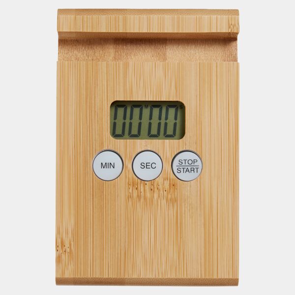 Prime Line Home & Table Bamboo Timer & Stand FT010 Home & Table Bamboo Timer & Stand Thumbnail
