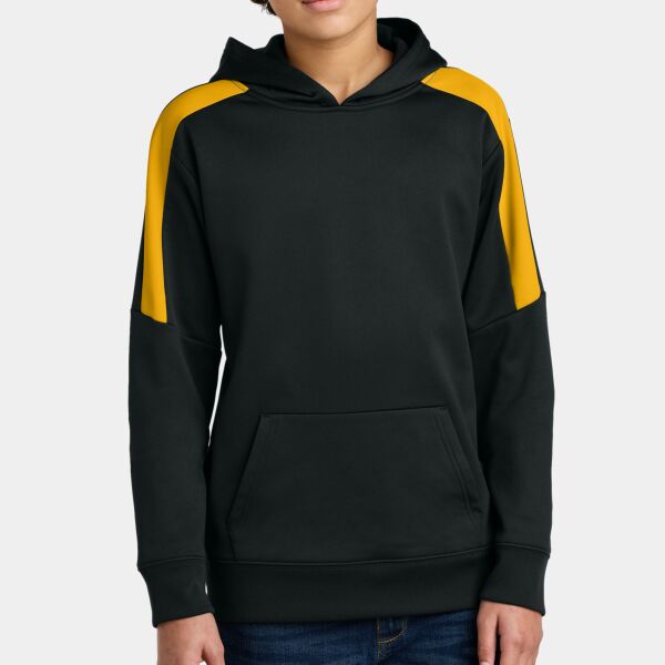 Sport Tek Youth Sport Wick ® Fleece United Pullover Hoodie YST255 Youth Sport Wick ® Fleece United Pullover Hoodie Thumbnail