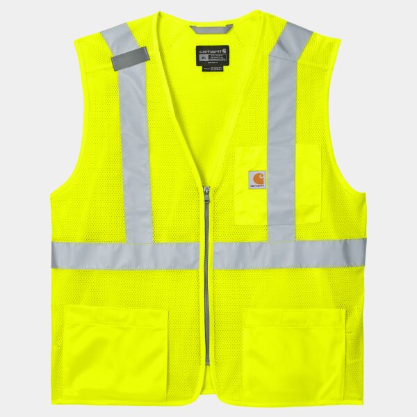 Ansi Class 2 Mesh Zip Front Vest Thumbnail