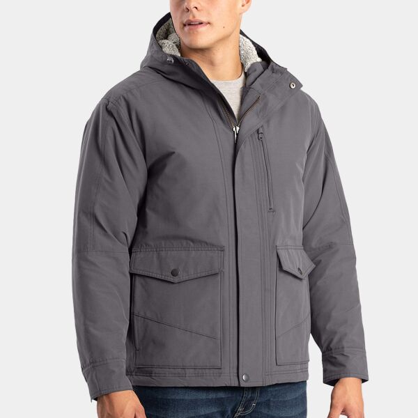 Men's Highland Quilt-Lined Micro-Duck Hooded Jacket Thumbnail