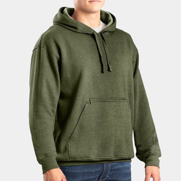 Berne Apparel Men's Heritage Zippered Pocket Hooded Pullover Sweatshirt SP418 Men's Heritage Zippered Pocket Hooded Pullover Sweatshirt Thumbnail
