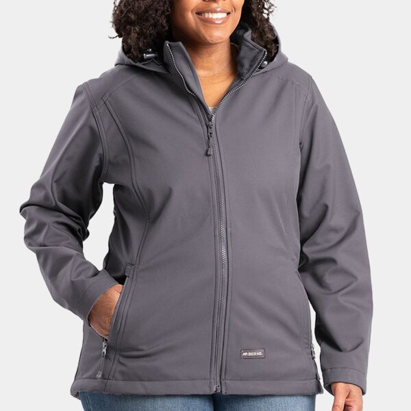 Berne Apparel Ladies' Highland Softshell Jacket WJS303 Ladies' Highland Softshell Jacket Thumbnail