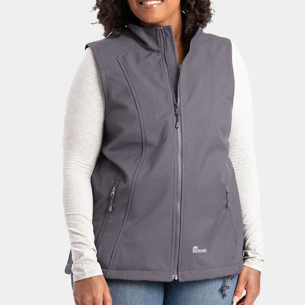 Berne Apparel Ladies' Highland Softshell Vest WVS303 Ladies' Highland Softshell Vest Thumbnail