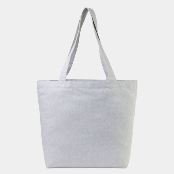 Aware™ Recycled Cotton Shopper Tote Bag With Interior Zip Pocket Thumbnail