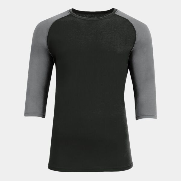 Unisex Softek Quarter-Sleeve Color Block Raglan T-Shirt Thumbnail