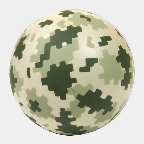 Digi Camo Round Stress Ball Thumbnail