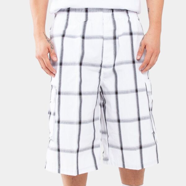 Unisex Plaid Shorts Thumbnail